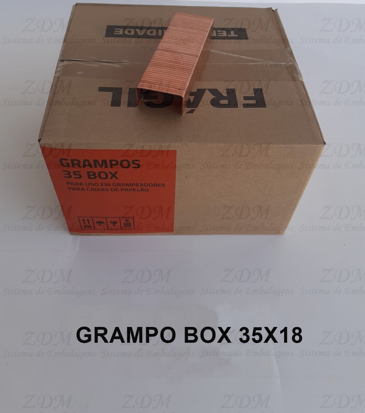 Grampos P/ Caixa de PapelÃ£o